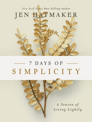 7 Days of Simplicity - ebook